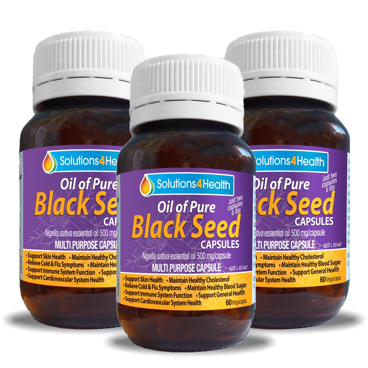 Oil of Pure Black Seed 60 Capsules - Image 5